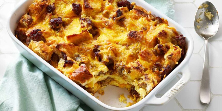 Easy Sausage Strata